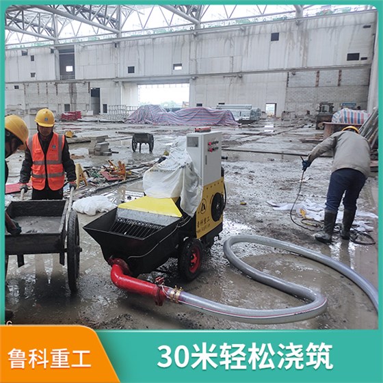 二次結構微型混凝土輸送泵