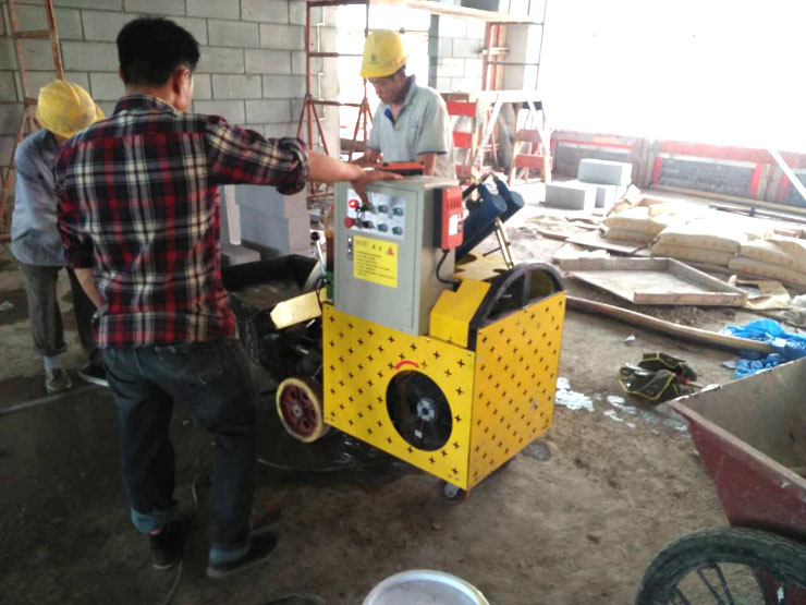 無錫二次構(gòu)造柱泵施工現(xiàn)場(chǎng)