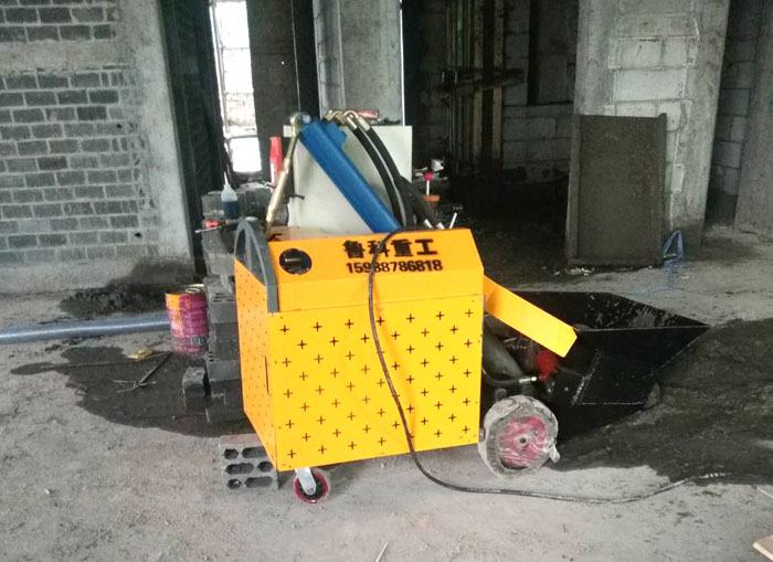 南京二次結構柱輸送泵廠家施工現場