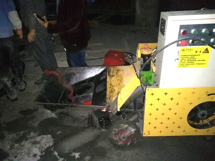 南京二次結構柱輸送泵廠家施工現場