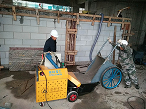 3月7日二次結構泵合作無錫俊業中心項目