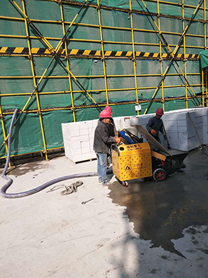 3.12二次結構泵合作甬南保集置業慈溪保集藍郡項目