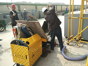 3月15日二次結構泵合作河南綠地置業綠地水澤苑項目