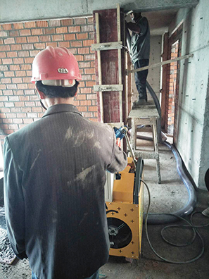 3月23日南京二次結構泵合作江蘇建工同城逸境家園項目