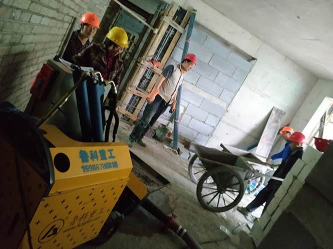 5月24日常州二次構造柱泵合作金土木集團燕山公館項目