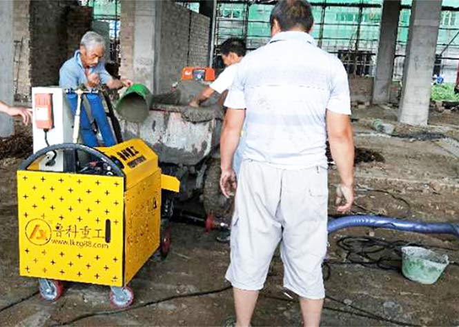 6月28日安徽二次構造柱泵合作明達建設富源物流數字物流港項目