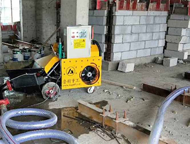 7月5日泰州二次結構泵合作星月星建筑盛世興隆二區項目