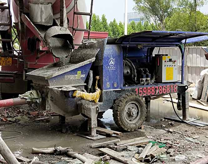 8月16日蘇州二手細石混凝土泵廠家合作河北建設首開如院項目