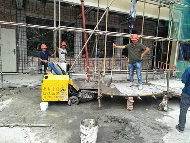 10月3日二次結構泵合作中成建工合肥一中新華馬克漢姆國際學校項目