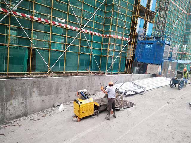 二次構造柱細石泵