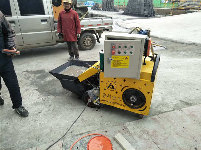 二次構造柱上料泵合作大地建設南京六合科創園項目