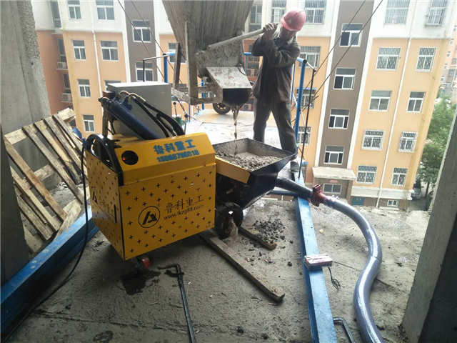 二次構造柱澆注泵