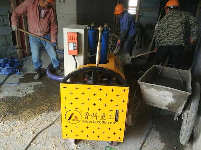 3月8日二次構造柱細石輸送泵合作明遠建設連云港高新區碧桂園項目