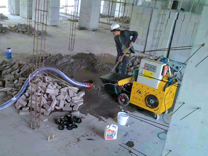 二次構造柱專用泵合作中建五局京東亞洲一號沈陽于洪物流園工程