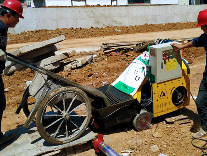 二次構造柱專用泵合作振中建設東方鹽湖城國際養生城項目