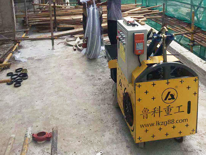 二次構造柱澆筑泵合作宜興建工江蘇康緣中華養生谷項目[魯科重工]